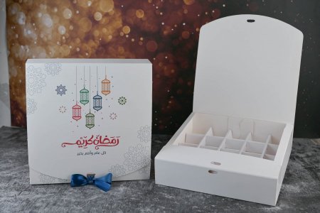 صندوق رمضان الحجم 24 تصميم القناديل 