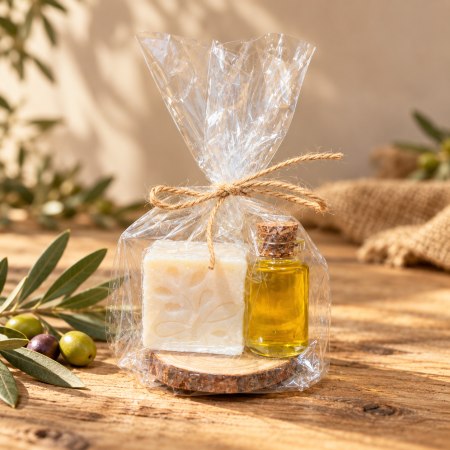توزيعات الصابون والزيت حجم صغير جاهزة للتقديم