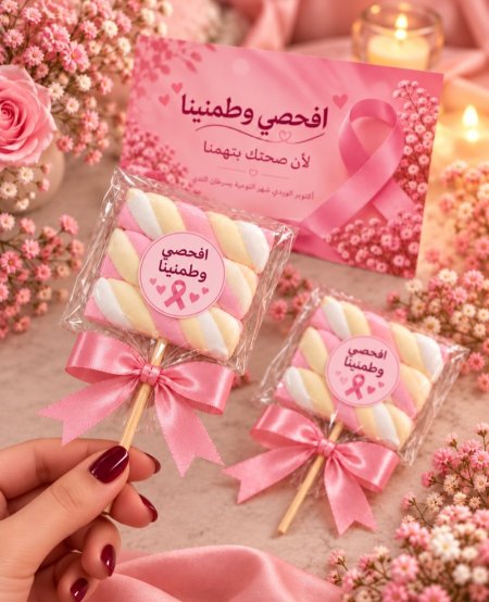 توزيعات اكتوبر الوردي بالمارشملو 🩷