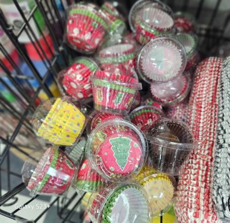 ورق كب كيك للكريسماس