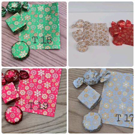 ورق تغليف الشوكولاتةللكريسماس 🎄