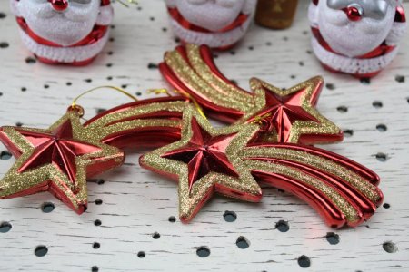 نجوم تعليقات شجرة الكريسماس